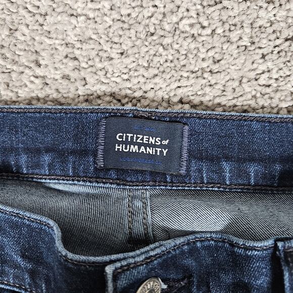 Citizens Of Humanity Jeans Mens 32X29 (Tag 34) Blue Gage Slim Straight Hemmed - Picture 4 of 14